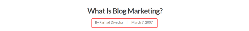 Article Publication Date - Below the Title
