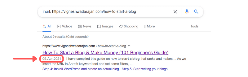 Using Google Search